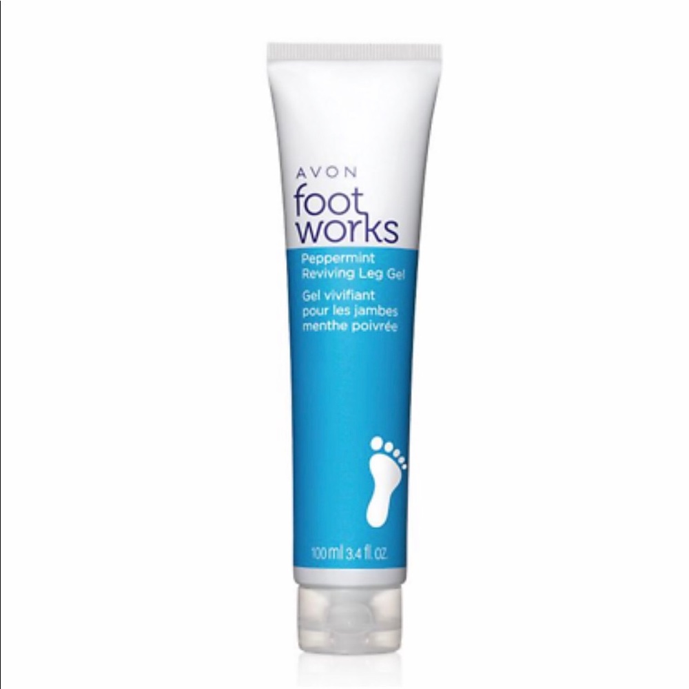 Avon Foot Works Peppermint Reviving Leg Gel (New)